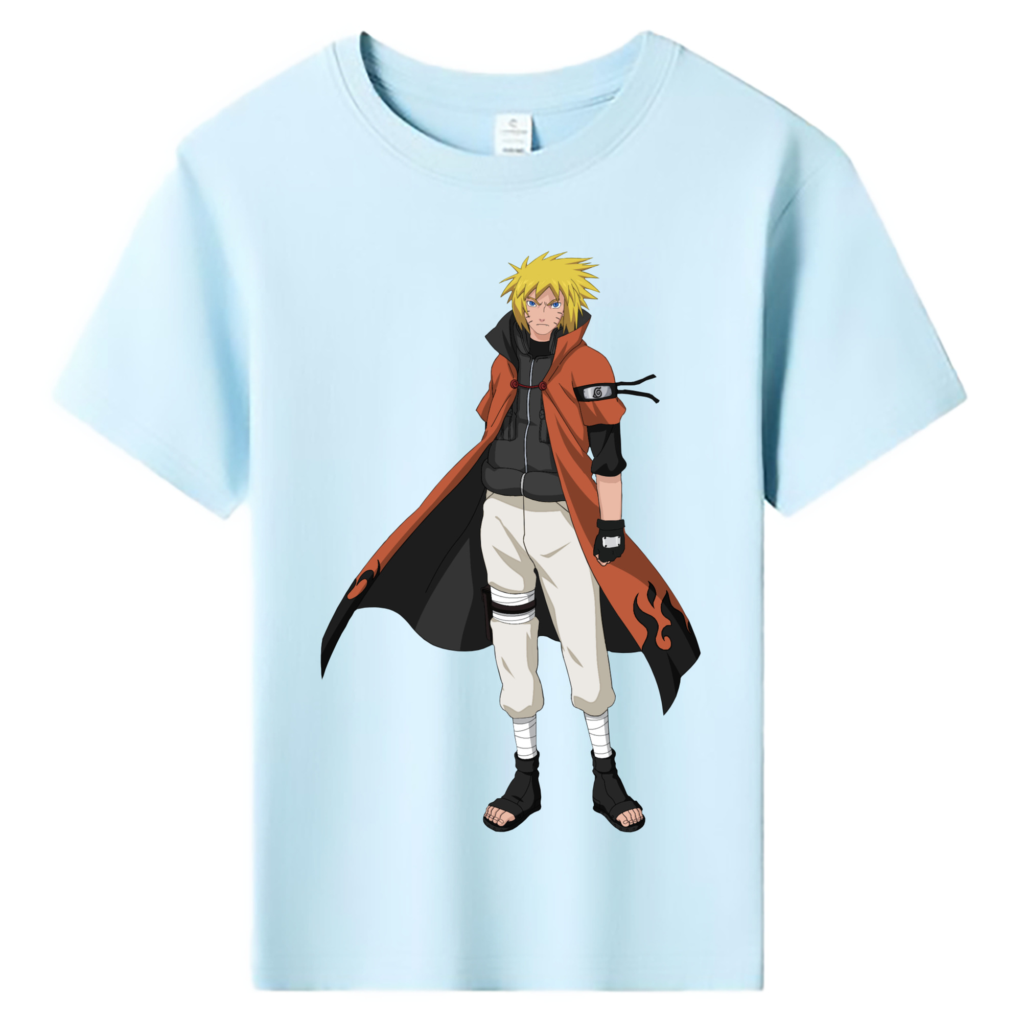 （画像用） NARUTO -ナルト- うずまき ナルト Uzumaki Naruto 綿100％キッズTシャツ（フロントプリント）